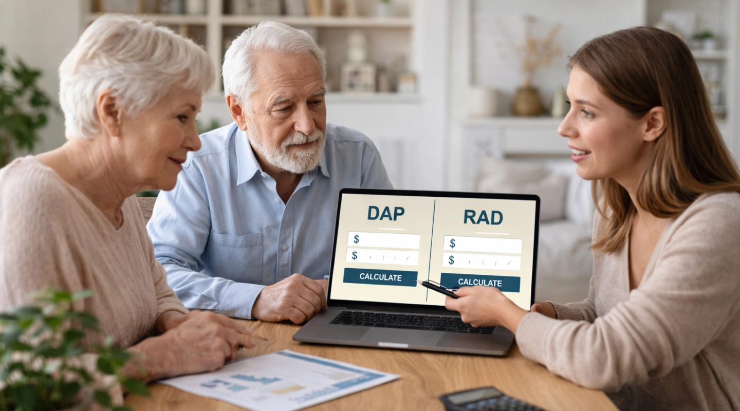 DAP vs RAD Aged Care: Calculator and Comparison Guide 2026